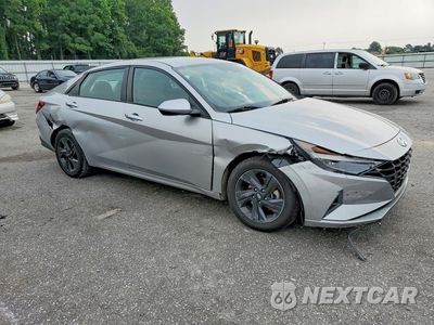 Czwarte zdjęcie samochodu z boku: 2021 HYUNDAI ELANTRA SEL VIN:5NPLS4AG2MH003534 - miniatura