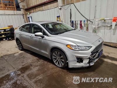 Czwarte zdjęcie samochodu z boku: 2019 FORD FUSION SE VIN:3FA6P0T91KR261131 - miniatura