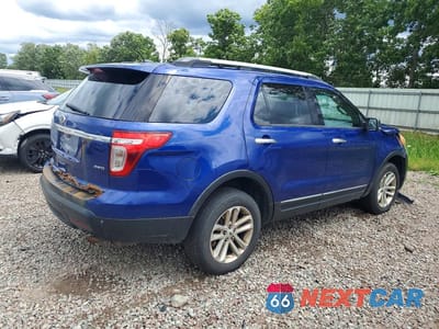 Trzecie zdjęcie samochodu z tyłu: 2013 FORD EXPLORER XLT VIN:1FM5K8D86DGC13350 - miniatura