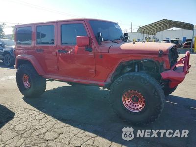 Czwarte zdjęcie samochodu z boku: 2014 JEEP WRANGLER UNLIMITED SAHARA VIN:1C4BJWEG7EL253711 - miniatura