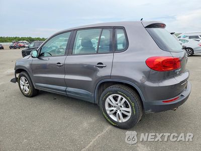 Drugie zdjęcie samochodu z przodu: 2014 VOLKSWAGEN TIGUAN S VIN:WVGAV3AX6EW524966 - miniatura