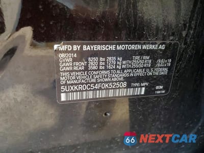 Zdjęcie 13 z 13 samochodu: 2015 BMW X5 XDRIVE35I VIN:5UXKR0C54F0K52508 - miniatura