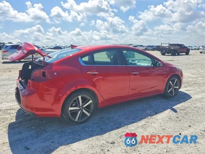 Trzecie zdjęcie samochodu z tyłu: 2018 KIA FORTE EX VIN:3KPFN4A89JE177324 - miniatura