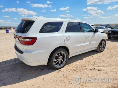 Trzecie zdjęcie samochodu z tyłu: 2019 DODGE DURANGO GT VIN:1C4RDHDG5KC820626 - miniatura