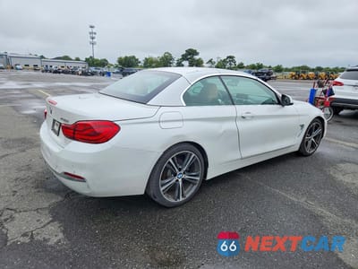 Trzecie zdjęcie samochodu z tyłu: 2018 BMW 430I VIN:WBA4Z1C50JEC73464 - miniatura