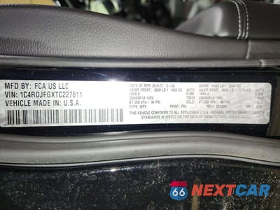 Zdjęcie 13 z 13 samochodu: 2026 DODGE DURANGO VIN:1C4RDJFGXTC227611 - miniatura