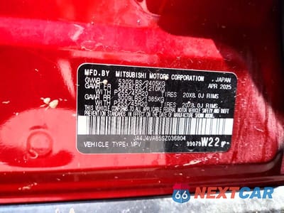 Zdjęcie 13 z 13 samochodu: 2025 MITSUBISHI OUTLANDER SE VIN:JA4J4VA85SZ036804 - miniatura