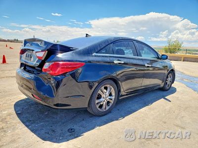 Trzecie zdjęcie samochodu z tyłu: 2013 HYUNDAI SONATA LIMITED VIN:5NPEC4AC5DH619585 - miniatura