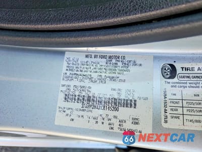 Zdjęcie 12 z 12 samochodu: 2012 FORD FUSION SE VIN:3FAHP0HAXCR145200 - miniatura