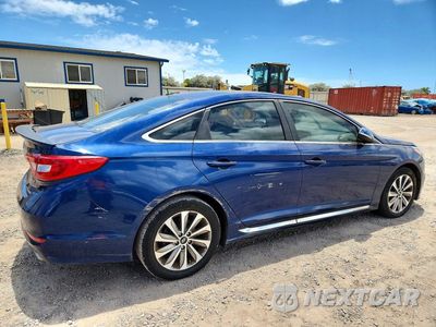 Trzecie zdjęcie samochodu z tyłu: 2015 HYUNDAI SONATA SPORT VIN:5NPE34AF5FH020828 - miniatura
