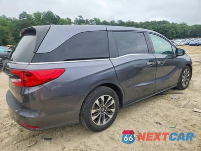 Trzecie zdjęcie samochodu z tyłu: 2023 HONDA ODYSSEY EXL VIN:5FNRL6H67PB039240 - miniatura