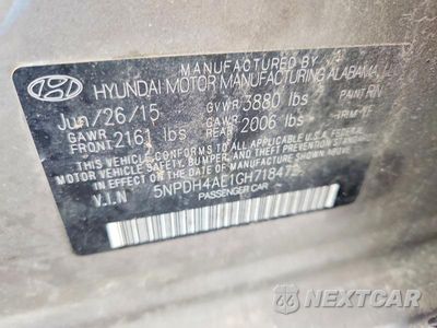 Zdjęcie 12 z 12 samochodu: 2016 HYUNDAI ELANTRA SE VIN:5NPDH4AE1GH718472 - miniatura