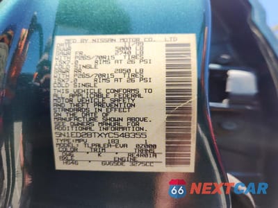 Zdjęcie 13 z 13 samochodu: 2000 NISSAN XTERRA XE/SE VIN:5N1ED28TXYC548355 - miniatura