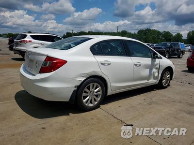 Trzecie zdjęcie samochodu z tyłu: 2012 HONDA CIVIC EX VIN:19XFB2F82CE016452 - miniatura