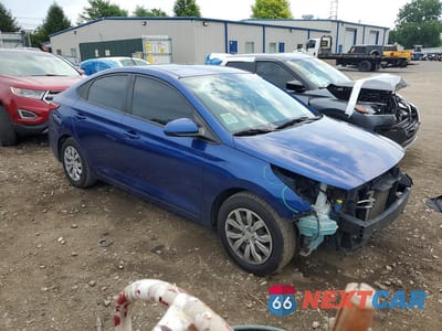 Czwarte zdjęcie samochodu z boku: 2021 HYUNDAI ACCENT SE VIN:3KPC24A6XME136313 - miniatura
