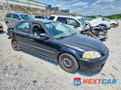 Czwarte zdjęcie samochodu z boku: 1997 HONDA CIVIC LX VIN:JHMEJ6676VS041463 - miniatura