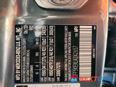 Zdjęcie 13 z 13 samochodu: 2020 MERCEDES-BENZ GLS 450 4MATIC VIN:4JGFF5KEXLA242657 - miniatura