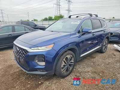 2019 HYUNDAI SANTA FE ULTIMATE 2.0T 5NMS53AA6KH053324 - główne zdjęcie licytacji z USA - miniatura