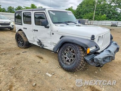 Czwarte zdjęcie samochodu z boku: 2019 JEEP WRANGLER UNLIMITED SPORT VIN:1C4HJXDGXKW677072 - miniatura