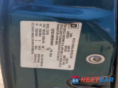Zdjęcie 12 z 12 samochodu: 1996 GMC SIERRA C1500 VIN:1GTEC19R9TE549031 - miniatura