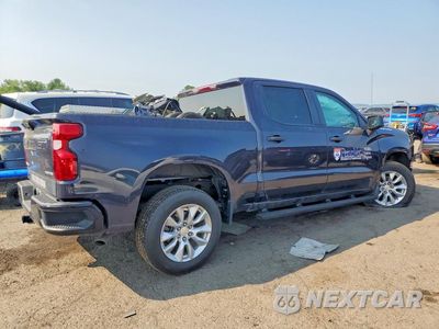 Trzecie zdjęcie samochodu z tyłu: 2023 CHEVROLET SILVERADO K1500 CUSTOM VIN:3GCPDBEK0PG266049 - miniatura