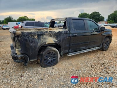 Trzecie zdjęcie samochodu z tyłu: 2023 CHEVROLET SILVERADO K1500 RST VIN:1GCUDEE80PZ259305 - miniatura