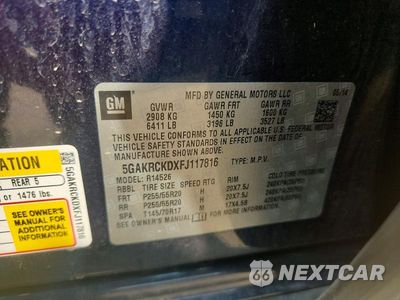 Zdjęcie 14 z 14 samochodu: 2015 BUICK ENCLAVE VIN:5GAKRCKDXFJ117816 - miniatura