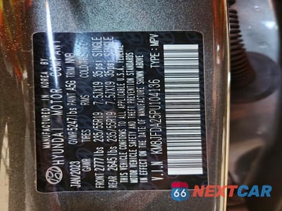 Zdjęcie 13 z 13 samochodu: 2023 HYUNDAI TUCSON LIMITED VIN:KM8JFDA25PU104136 - miniatura