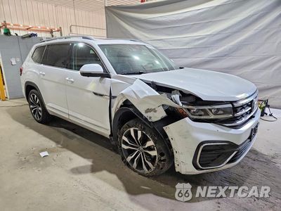 Czwarte zdjęcie samochodu z boku: 2022 VOLKSWAGEN ATLAS SEL PREMIUM R-LINE VIN:1V2FR2CA9NC515728 - miniatura