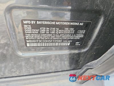 Zdjęcie 13 z 13 samochodu: 2017 BMW X1 XDRIVE28I VIN:WBXHT3C33H5F72590 - miniatura