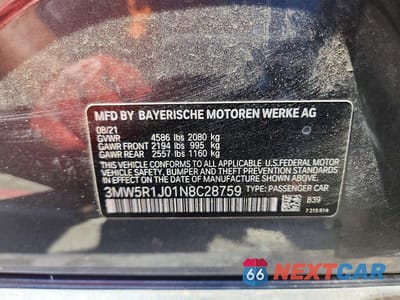 Zdjęcie 12 z 12 samochodu: 2022 BMW 330I VIN:3MW5R1J01N8C28759 - miniatura