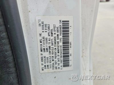 Zdjęcie 12 z 12 samochodu: 2014 HONDA ACCORD EXL VIN:1HGCT1B87EA000139 - miniatura