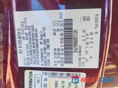 Zdjęcie 13 z 13 samochodu: 2013 FORD FUSION SE VIN:3FA6P0HR6DR311341 - miniatura