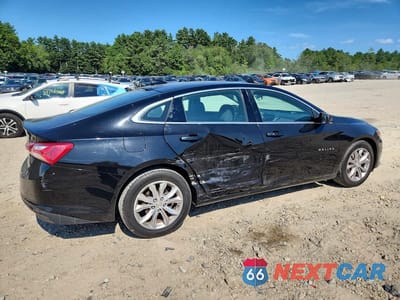 Trzecie zdjęcie samochodu z tyłu: 2021 CHEVROLET MALIBU LT VIN:1G1ZD5ST8MF006317 - miniatura