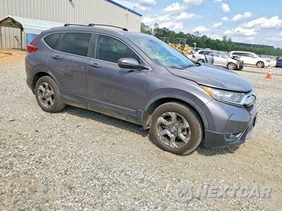 Czwarte zdjęcie samochodu z boku: 2019 HONDA CR-V EX VIN:5J6RW2H55KL011363 - miniatura