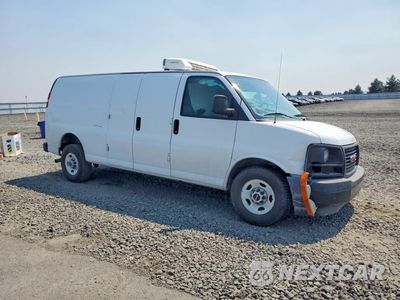 Czwarte zdjęcie samochodu z boku: 2017 GMC SAVANA G3500 REFRIGERATED DELIVERY VAN VIN:1GTZ7HFF6H1338179 - miniatura