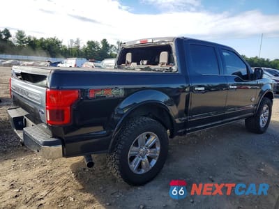 Trzecie zdjęcie samochodu z tyłu: 2019 FORD F150 SUPERCREW VIN:1FTEW1E45KFA92907 - miniatura