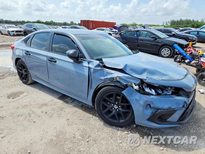 Czwarte zdjęcie samochodu z boku: 2022 HONDA CIVIC SPORT VIN:2HGFE2F53NH542854 - miniatura