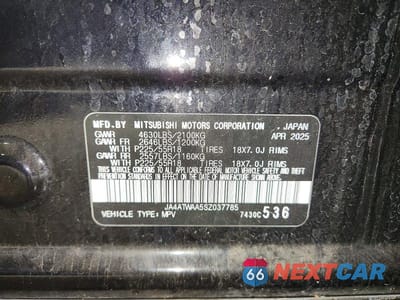 Zdjęcie 13 z 13 samochodu: 2025 MITSUBISHI ECLIPSE CROSS SE VIN:JA4ATWAA5SZ037785 - miniatura