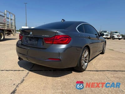 Czwarte zdjęcie samochodu z boku: 2019 BMW 430I GRAN COUPE VIN:WBA4J1C59KBM13521 - miniatura
