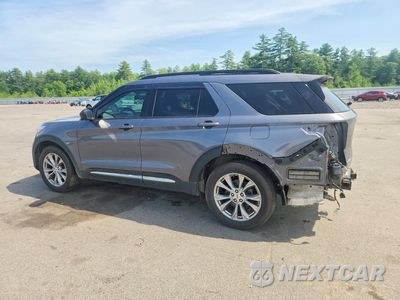 Drugie zdjęcie samochodu z przodu: 2021 FORD EXPLORER XLT VIN:1FMSK8DH0MGB09813 - miniatura