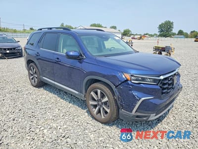 Czwarte zdjęcie samochodu z boku: 2023 HONDA PILOT TOURING VIN:5FNYG1H71PB038385 - miniatura