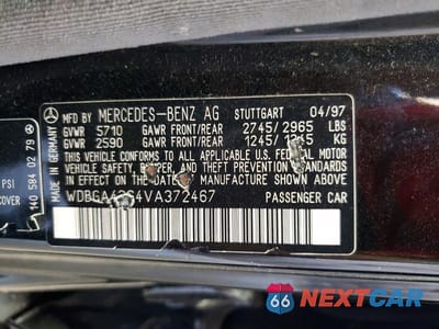 Zdjęcie 12 z 12 samochodu: 1997 MERCEDES-BENZ S 420 VIN:WDBGA43G4VA372467 - miniatura