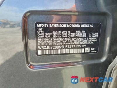Zdjęcie 14 z 14 samochodu: 2022 BMW X1 SDRIVE28I VIN:WBXJG7C08N5U57477 - miniatura