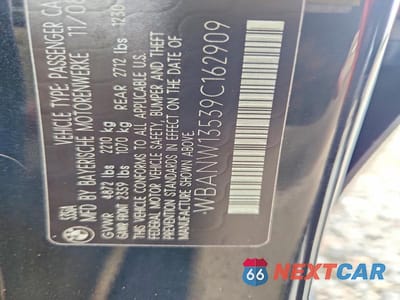 Zdjęcie 12 z 12 samochodu: 2009 BMW 535 I VIN:WBANW13539C162909 - miniatura