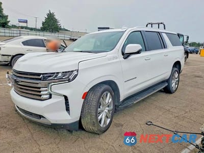 2021 CHEVROLET SUBURBAN K1500 HIGH COUNTRY 1GNSKGKL4MR403359 - główne zdjęcie licytacji z USA - miniatura