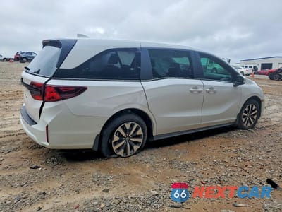 Trzecie zdjęcie samochodu z tyłu: 2025 HONDA ODYSSEY EXL VIN:5FNRL6H64SB059941 - miniatura