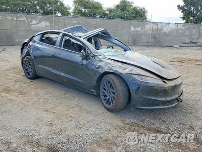 Czwarte zdjęcie samochodu z boku: 2026 TESLA MODEL 3 VIN:5YJ3E1EB5TF160735 - miniatura