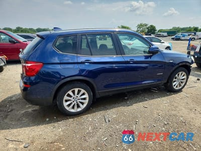 Trzecie zdjęcie samochodu z tyłu: 2016 BMW X3 XDRIVE28I VIN:5UXWX9C59G0D93509 - miniatura