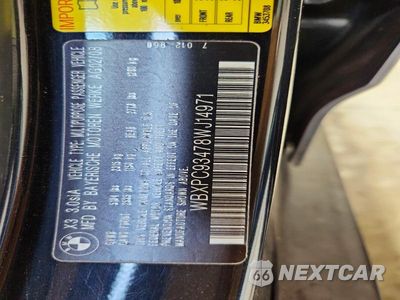 Zdjęcie 13 z 13 samochodu: 2008 BMW X3 3.0SI VIN:WBXPC93478WJ14971 - miniatura